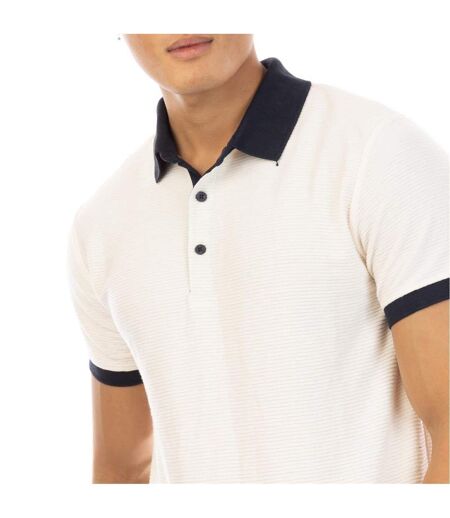 Polo Manches Courtes Reeves Homme Blanc Cassé Peter Werth