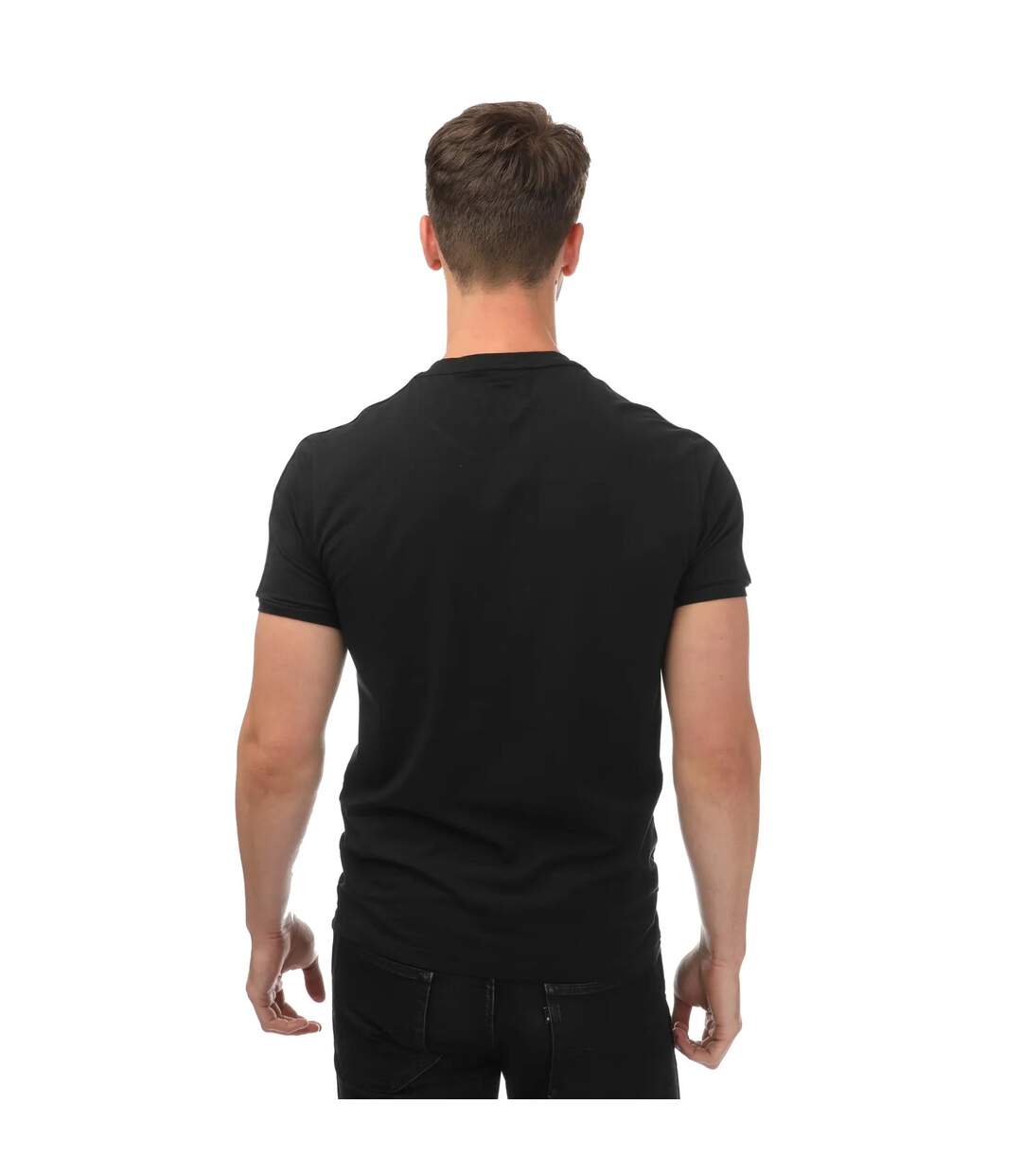 T-shirt homme noir Emporio Armani-2