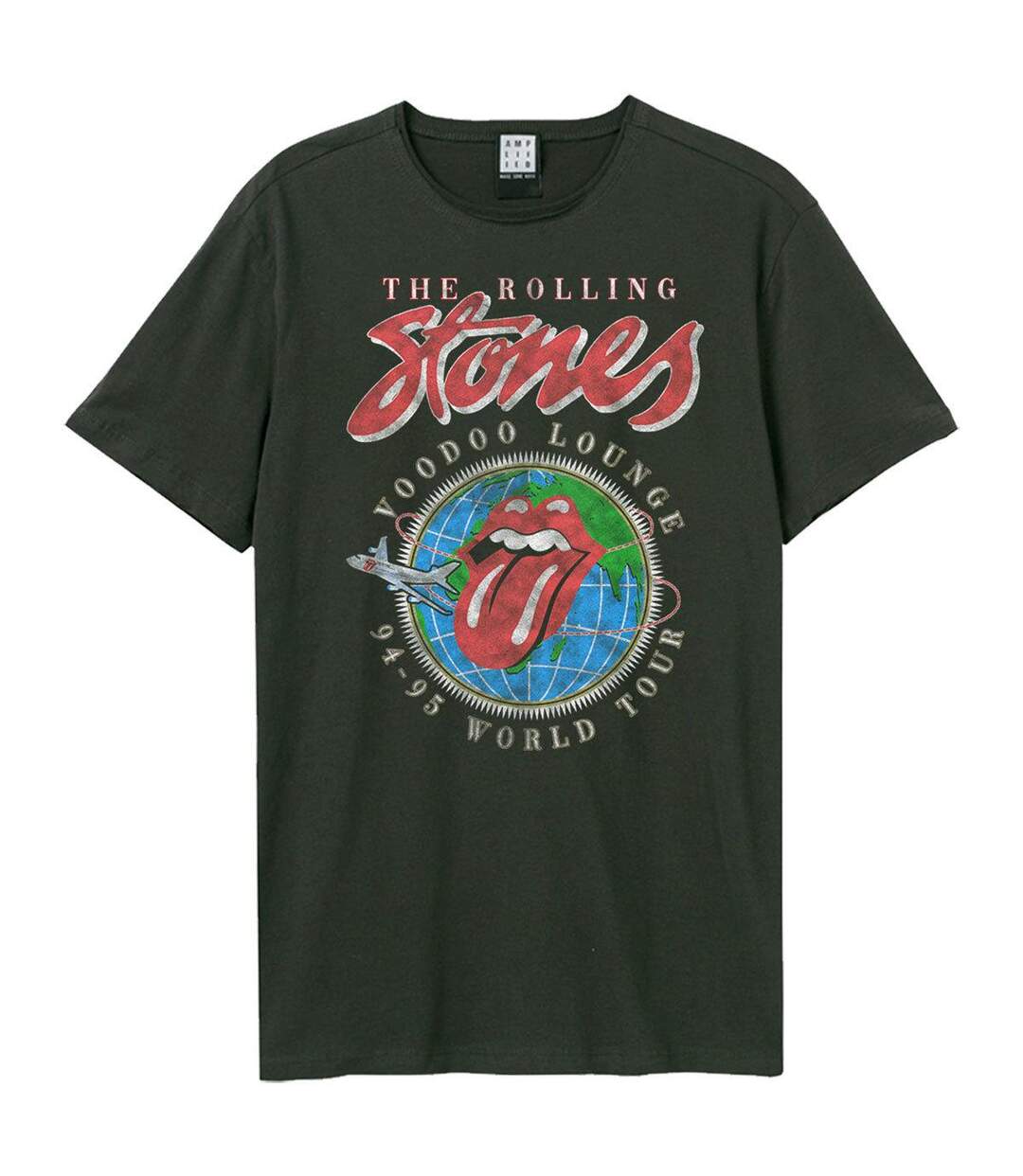 T-shirt voodoo lounge tour adulte charbon Amplified-1