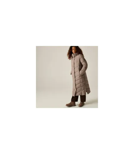 Doudoune Matelassée Eloria Femme Marron Foncé Regatta