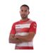 T-shirt Style Rayé Homme Rouge Blanc Hummel-4