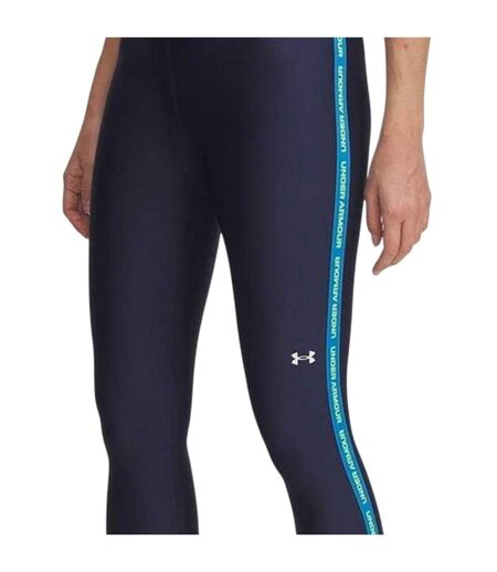 Legging Motif/style Uni Tech Femme Bleu Marine Délavé Under Armour