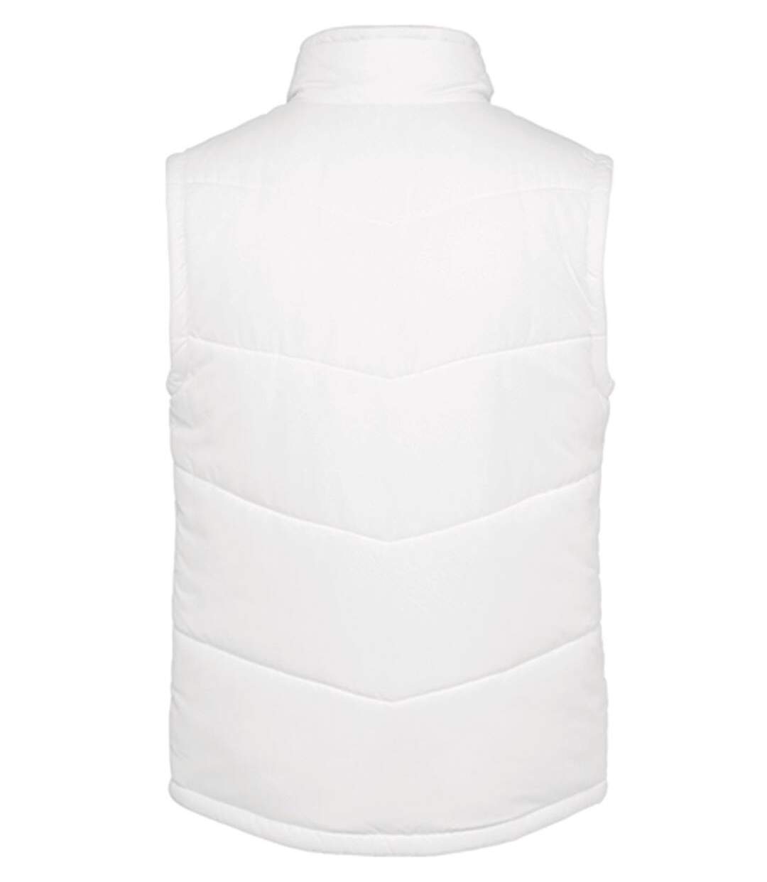 Veste sans manches doublée polaire - K6118 - blanc