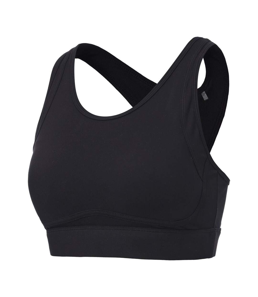 Womens/ladies Snug Fit Sports Bra Black LA Gear-3