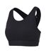 Womens/ladies Snug Fit Sports Bra Black LA Gear-3