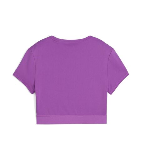 T-Shirt violet femme puma strong