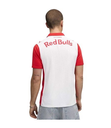 Mens Salzburg 25/26 Red Bull Home Jersey White Red Puma