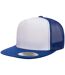 Casquette Trucker Classic Blanc Bleu Roi Yupoong-1