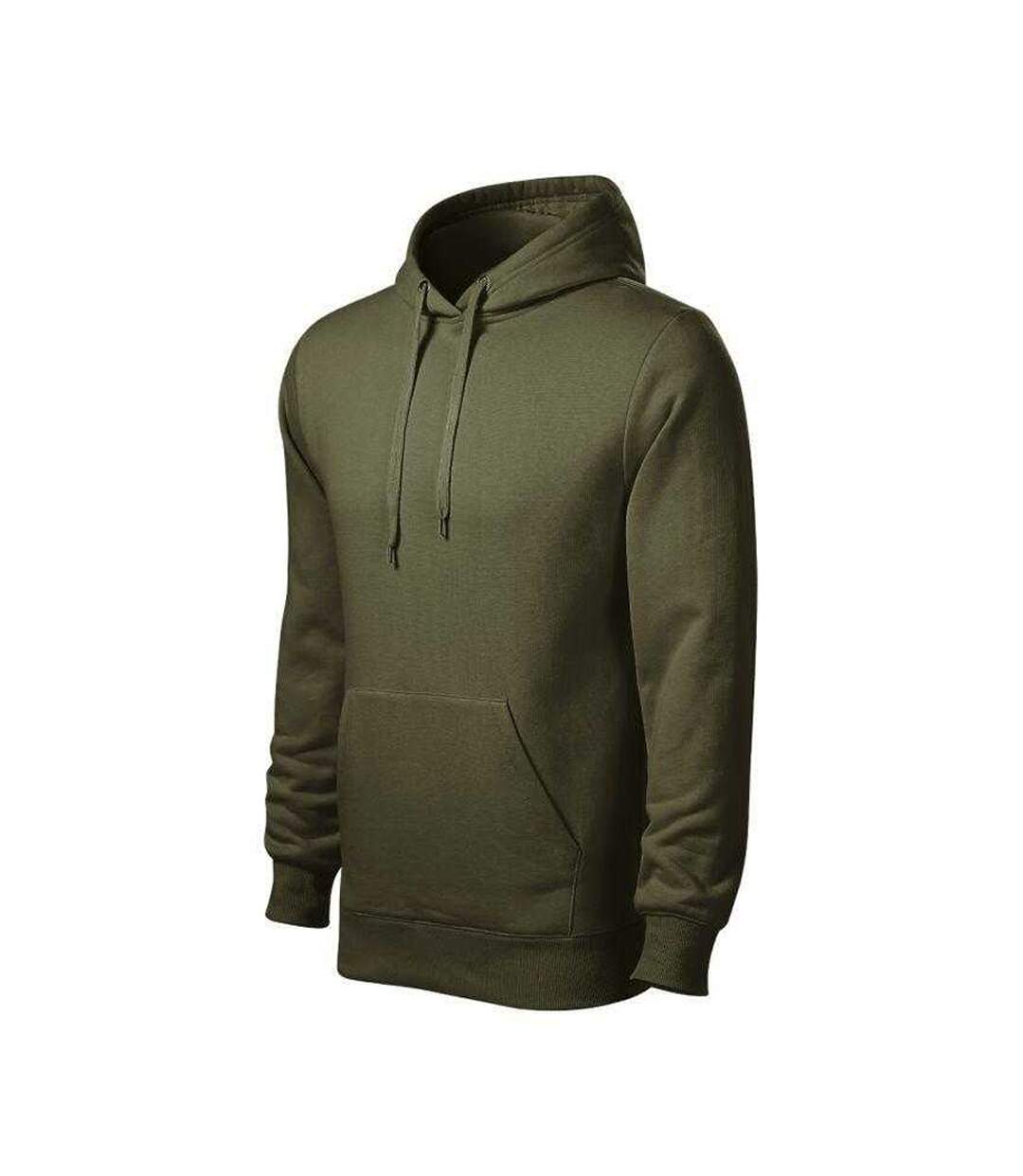 Mens Cape Hoodie Military Green Malfini-4