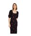 Robe mi-longue femme noir Dorothy Perkins-4