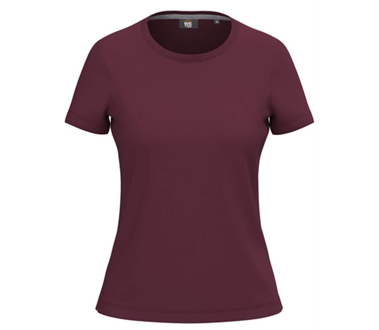 T-shirt antibactérien - Femme - WK307 - rouge vin-1