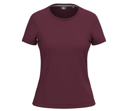 T-shirt antibactérien - Femme - WK307 - rouge vin