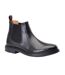 Mens Bloom Leather Chelsea Boots Black Base London-1