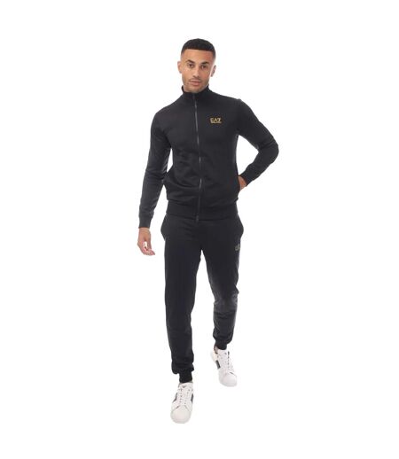 Mens ea7 full zip tracksuit black Emporio Armani