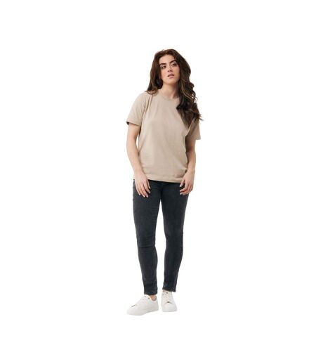 Unisex adult kakadu recycled cotton relaxed fit t-shirt desert Iqoniq