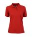 Polo Elegant Femme Rouge Absolute Apparel-1