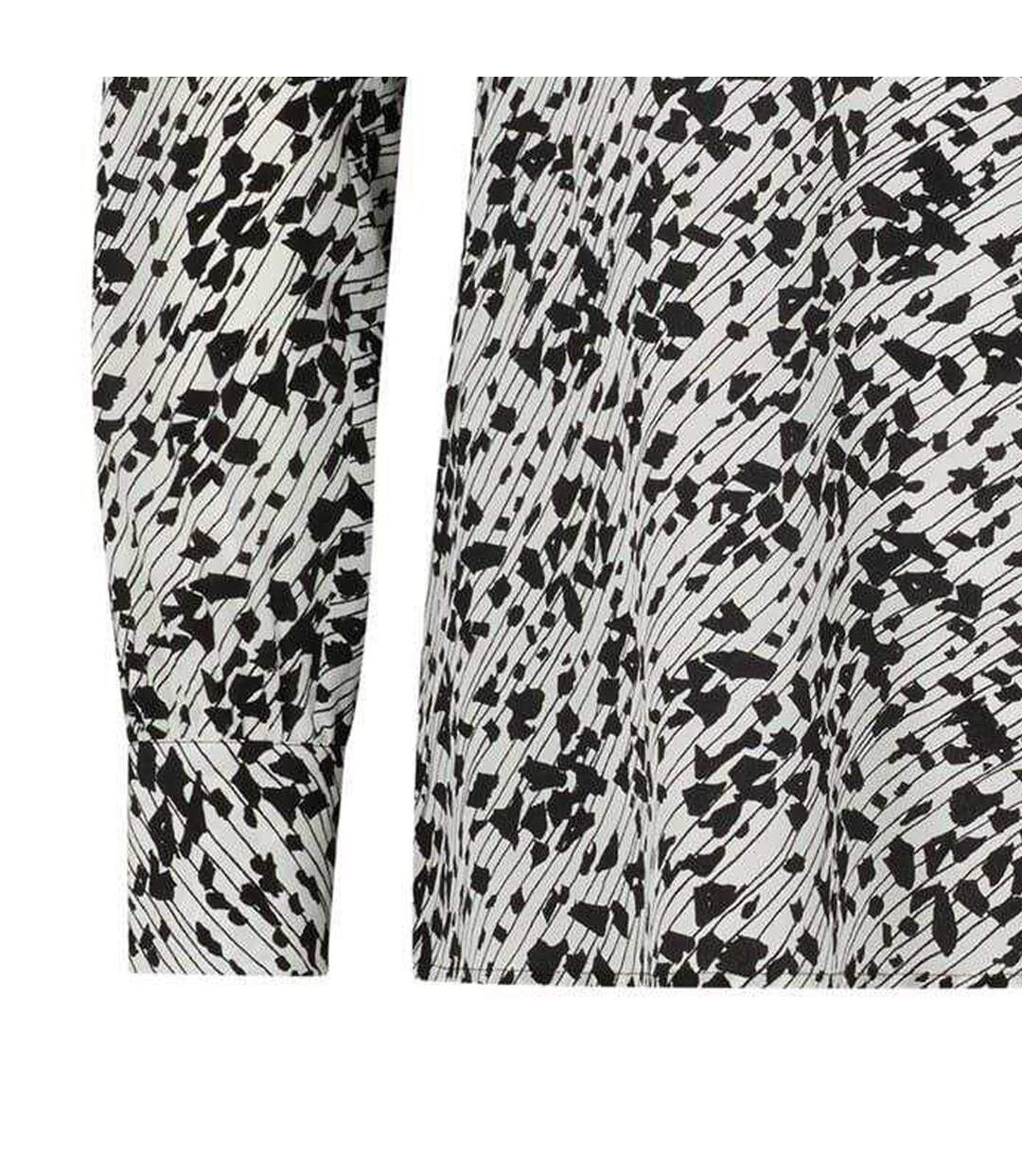 Blouse Motif/style Abstrait Femme Noir Boss-4
