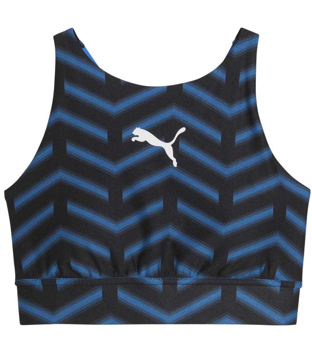Womens/ladies Individualblaze Eversculpt Sports Bra Black Blue Puma-2