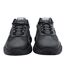 Mens Pacific 2.0 Leather Chunky Flat Trainers Black Lavair-4