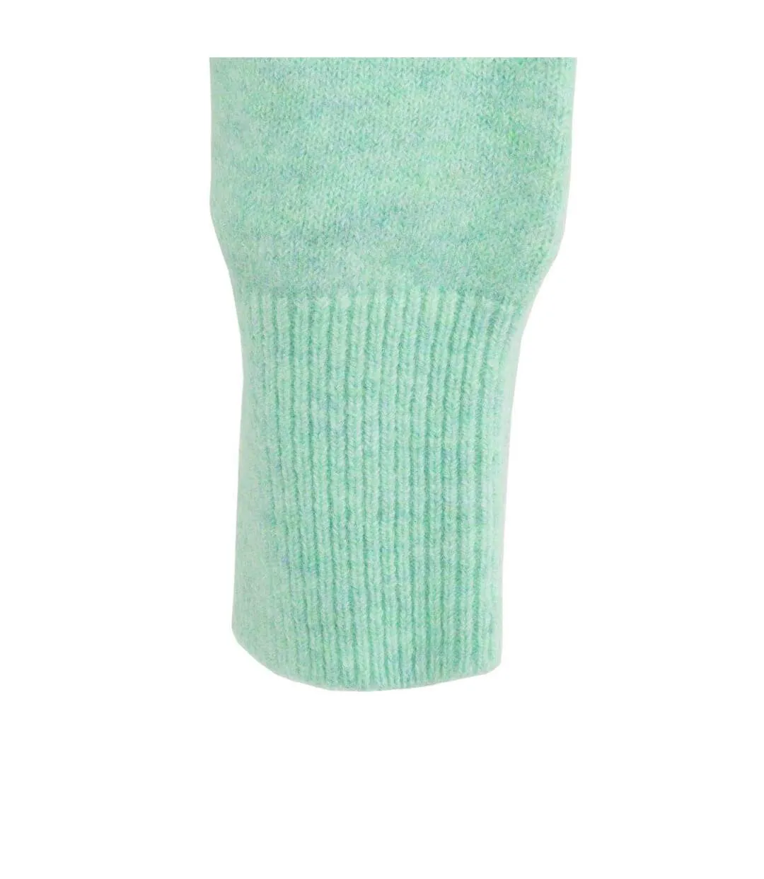 Womens/ladies Spandex Button Cardigan Green Miso-4