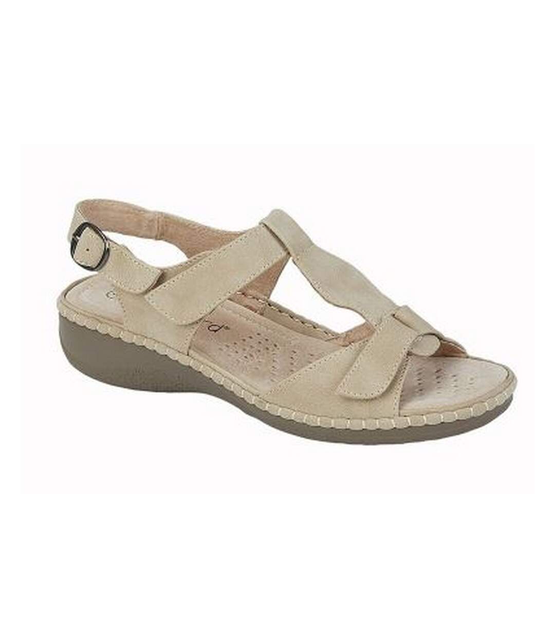 Sandales femme beige foncé Boulevard