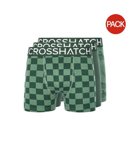 Boxers bresler homme vert Crosshatch