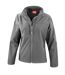 Womens/ladies classic soft shell jacket grey Result-1