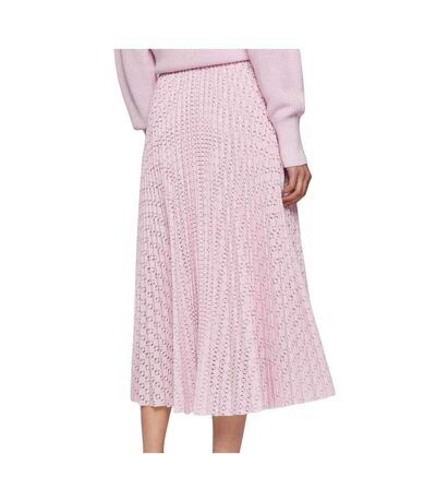 Jupe Mi-longue Veplica Femme Rose Boss