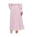 Jupe Mi-longue Veplica Femme Rose Boss-1