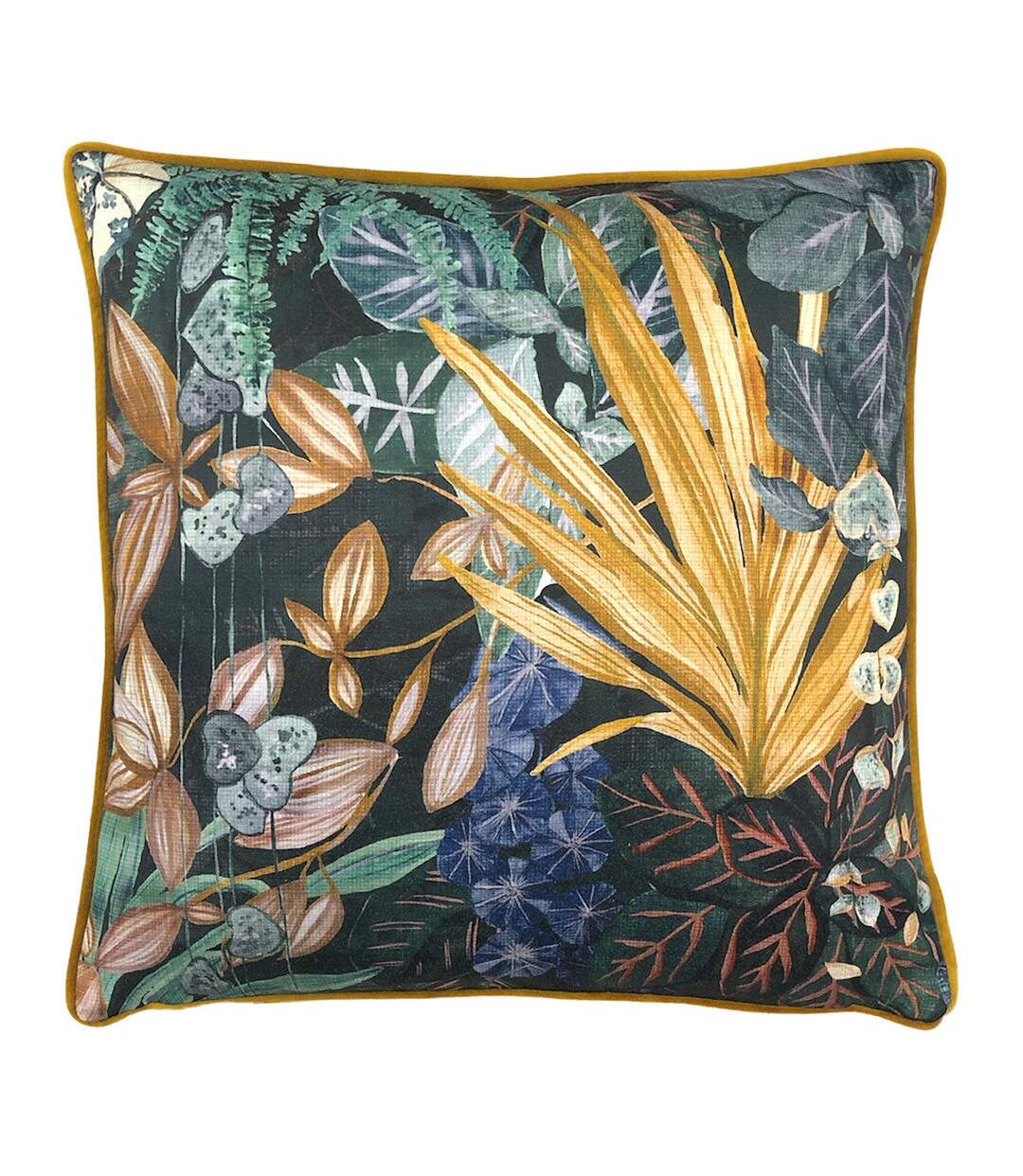 Veadeiros botanical cushion cover one size blue/green/yellow Paoletti