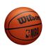 Nba Drv Logo Basketball 7 Brown White Wilson-3