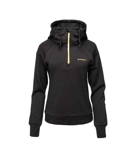 Sweat À Capuche Thame Femme Noir Fitanu