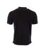 Polo Noir Homme RMS26 Fleur - M