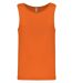 Débardeur de sport - Homme - PA441 - orange fluo