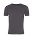 T-shirt manches courtes homme gris foncé AWDis