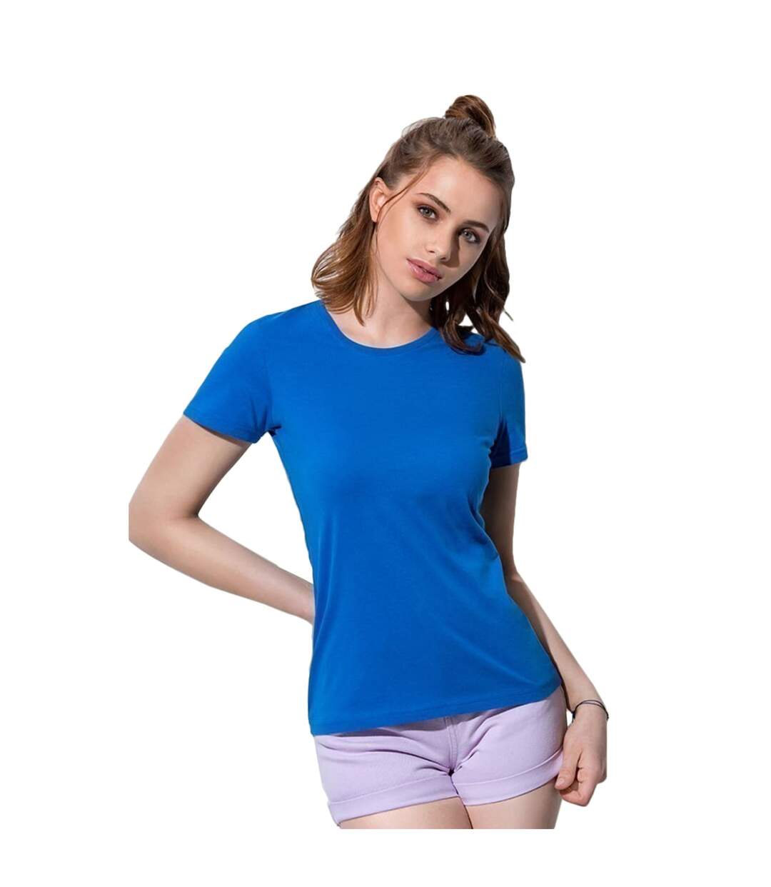 T-shirt classique femme bleu royal Stedman-2