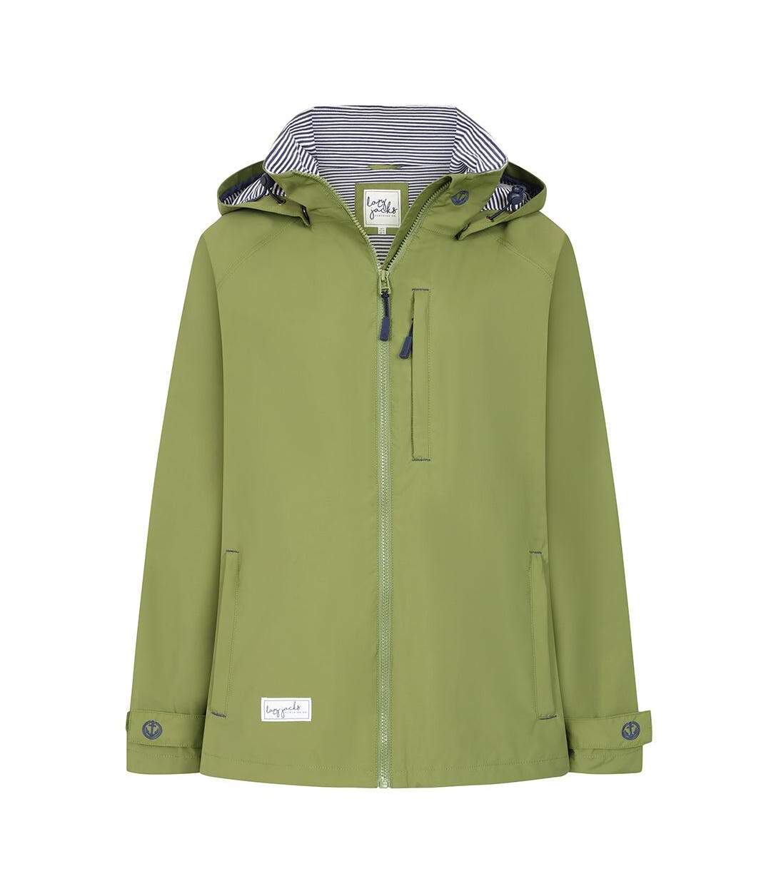 Veste Imperméable Femme Vert De Gris Lazy Jacks-2