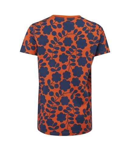 T-shirt orla kiely femme orange Regatta