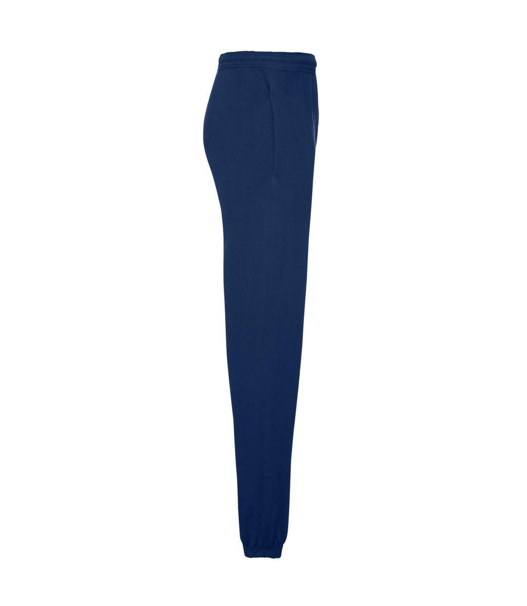 Mens Classic Elasticated Jogging Bottoms Navy Fruit Of The Loom-2