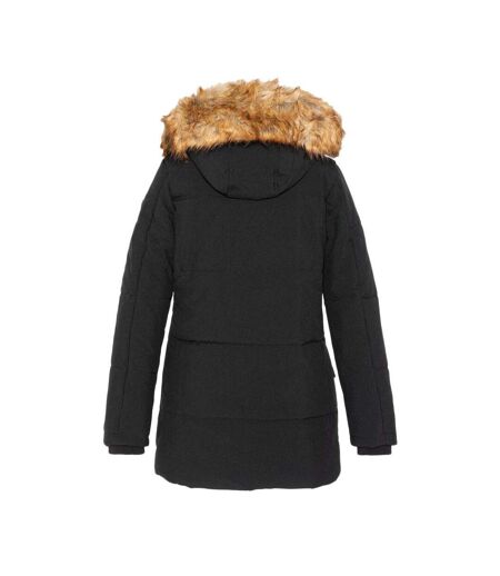 Parka Noir Femme Schott CAMILIA - M