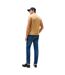 Womens/ladies Chest Logo Crew Neck T-shirt Camel Tommy Hilfiger-2