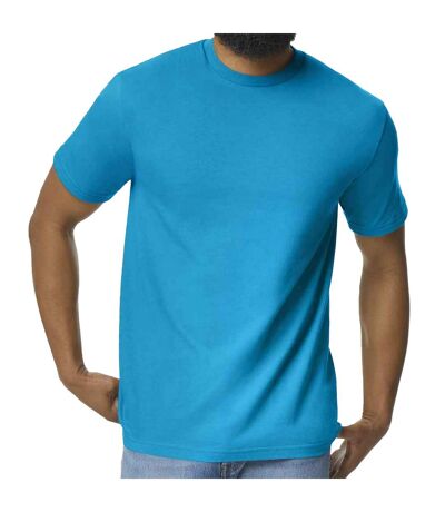 Mens Midweight Soft Touch T-shirt Sapphire Blue Gildan
