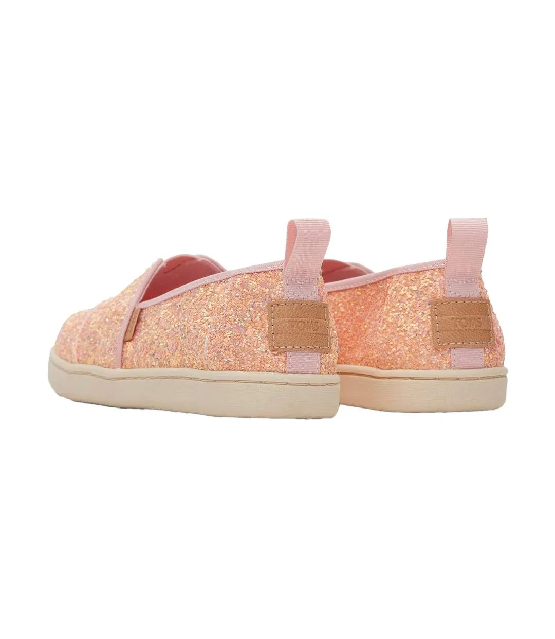 Womens/ladies Alpargata Quartz Loafers Pink Toms-2