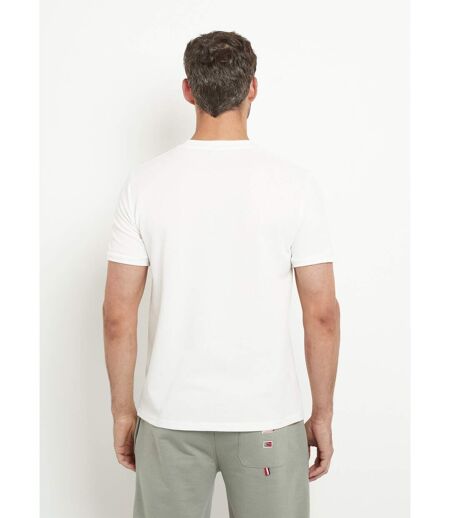 T-shirt col rond épais effet nid d'abeille