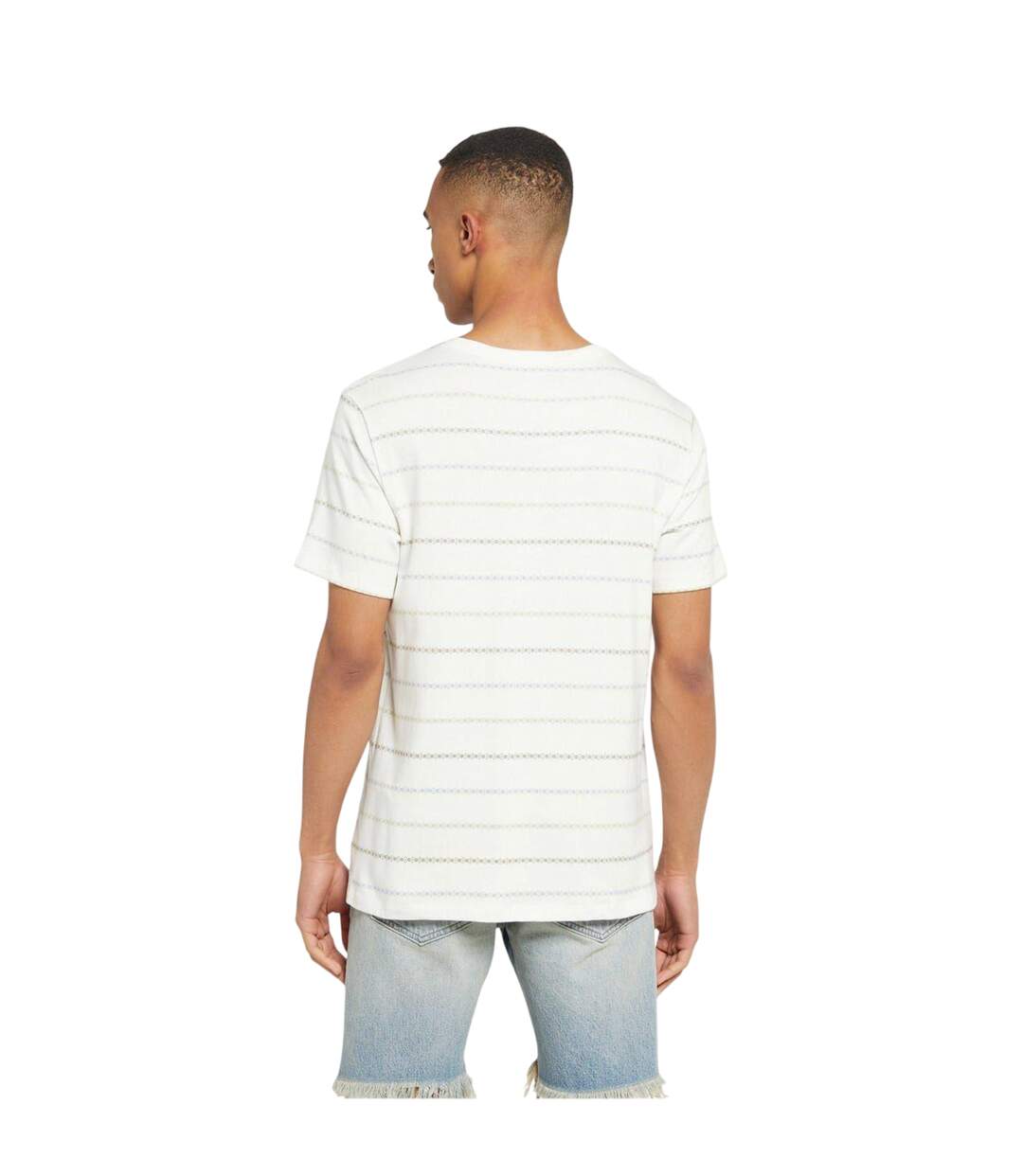 T-shirt Motif/style Rayé Original Homme Blanc Levis-2