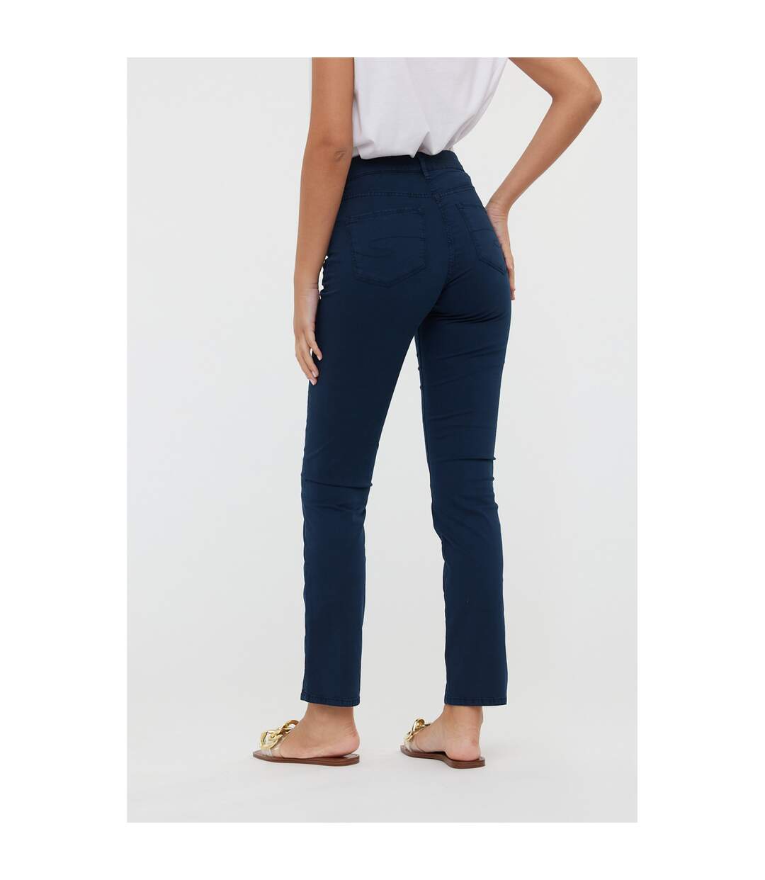 Pantalon coton straight LC161