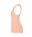 Womens/ladies jersey tank top peach heather Bella + Canvas