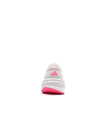 Baskets blanches/roses femme adidas stride