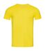 T-shirt col rond stars ben homme jaune Stedman