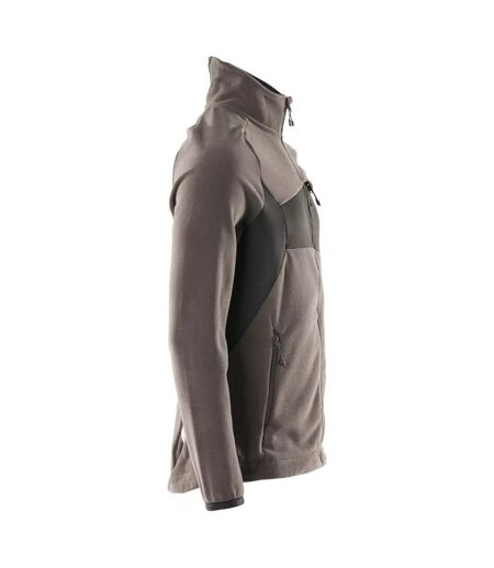 Mens Accelerate Fleece Jacket Dark Anthracite Black Mascot